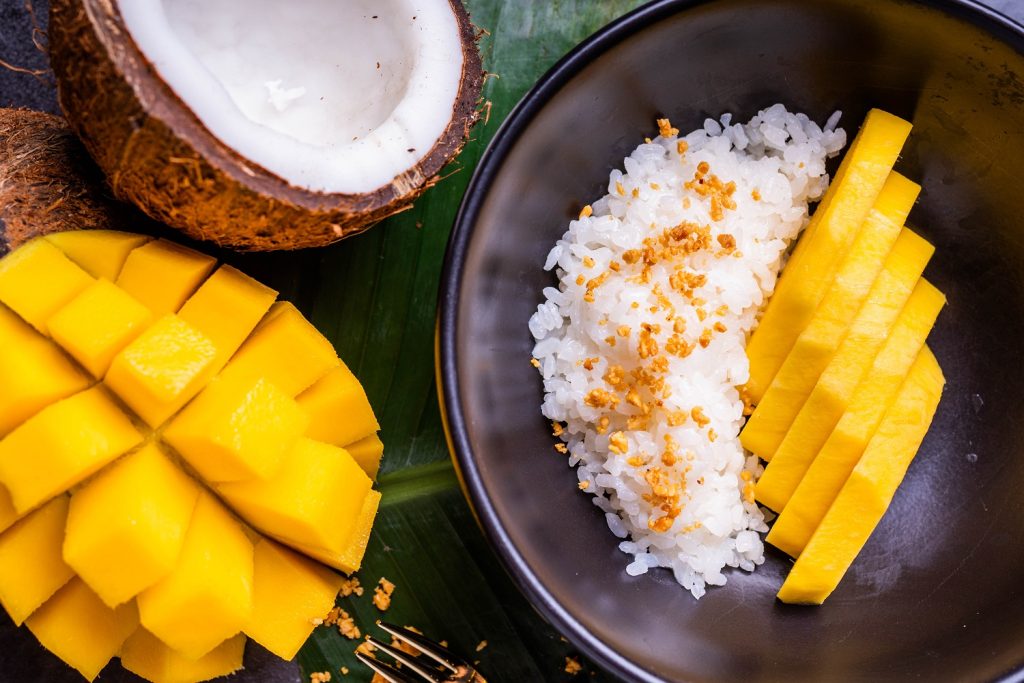Recipe 1: Coconut mango sticky rice