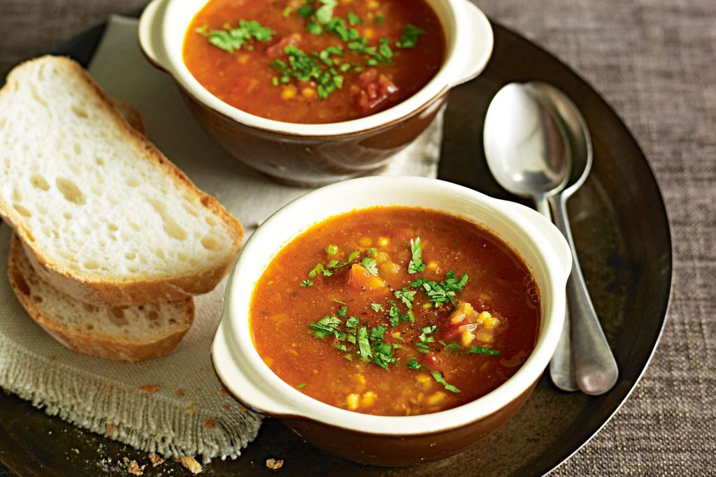 Spiced lentil soup: Warm and comforting