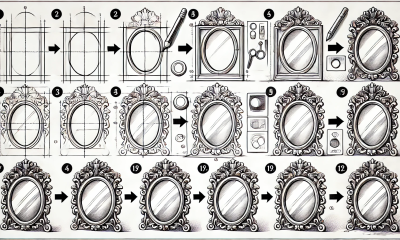 How to draw a mirror: Easy tutorial