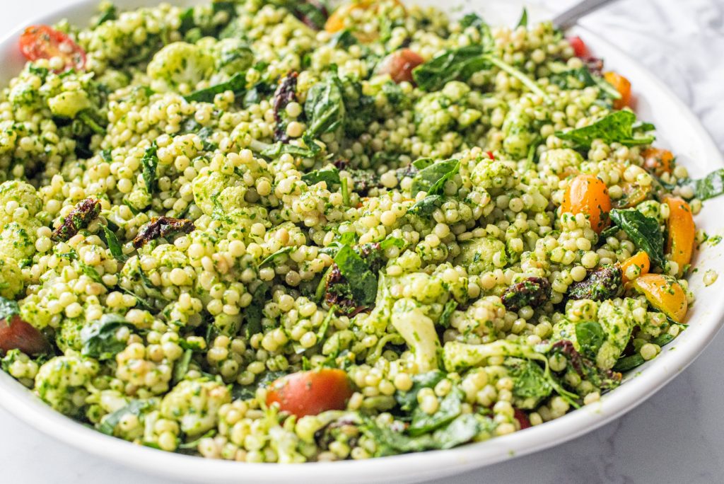 Mediterranean Vegan Couscous Salad