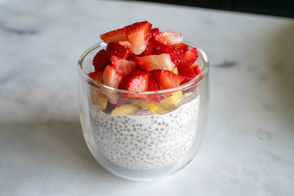 Vegan gluten free chia pudding