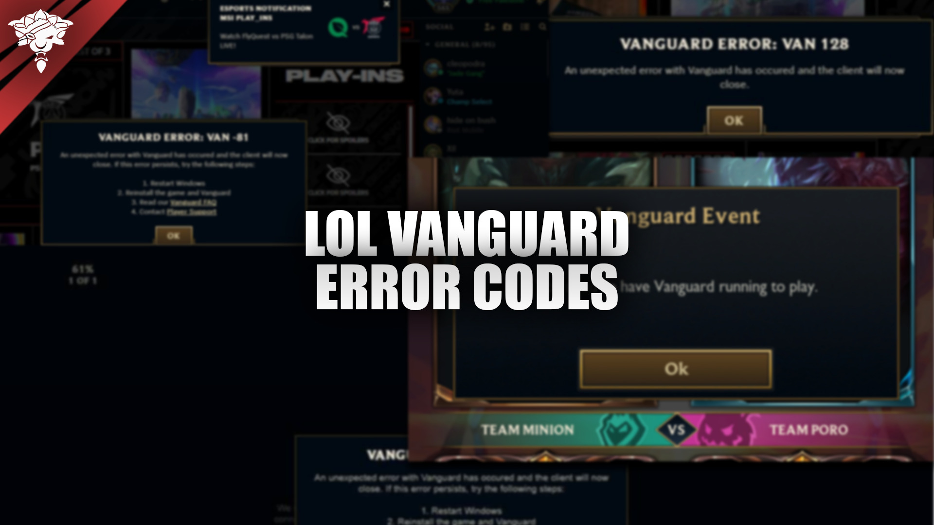 Vanguard error in League of Legends: How to fix it