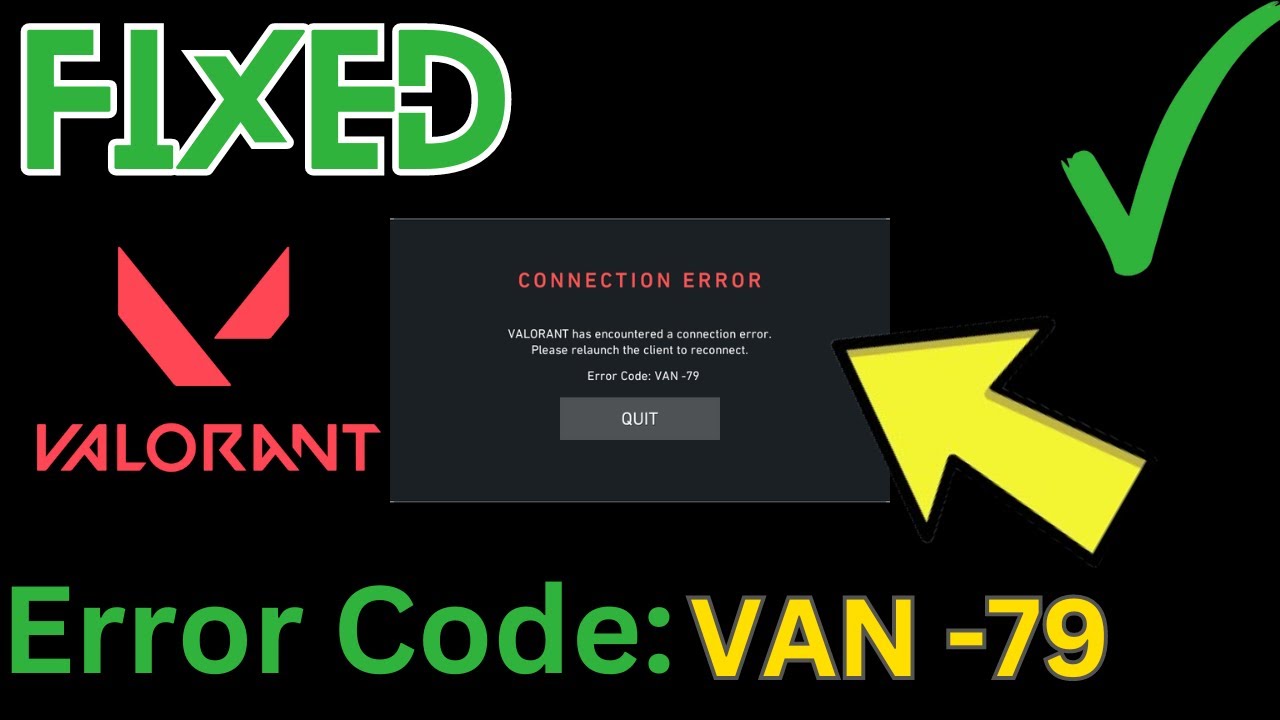 How to fix error code VAN 79 Valorant?