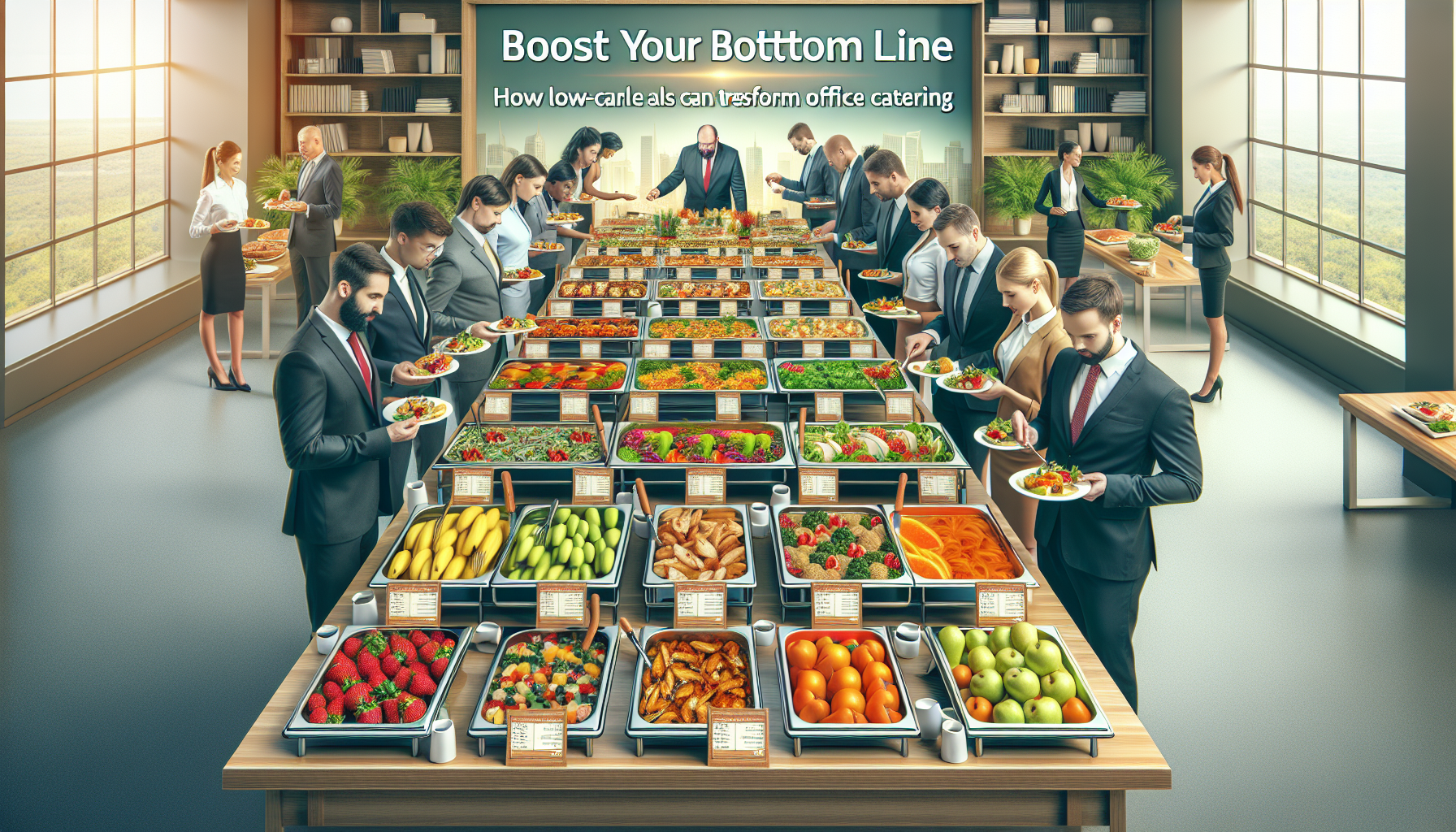 Boost Your Bottom Line: How Low-Calorie Meals Can Transform Office Catering